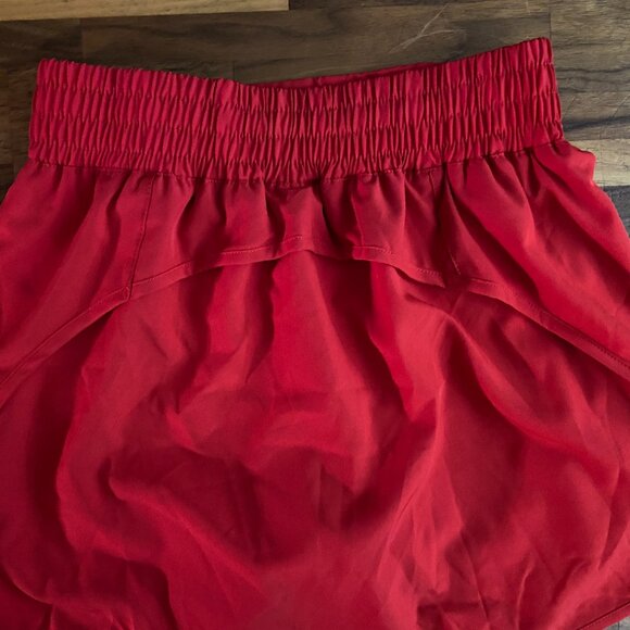 NWT JOYGIRL TENNIS SKORT WITH POCKET AND FRONT AND BACK ACCENTS RED SMALL - Picture 2 of 6
